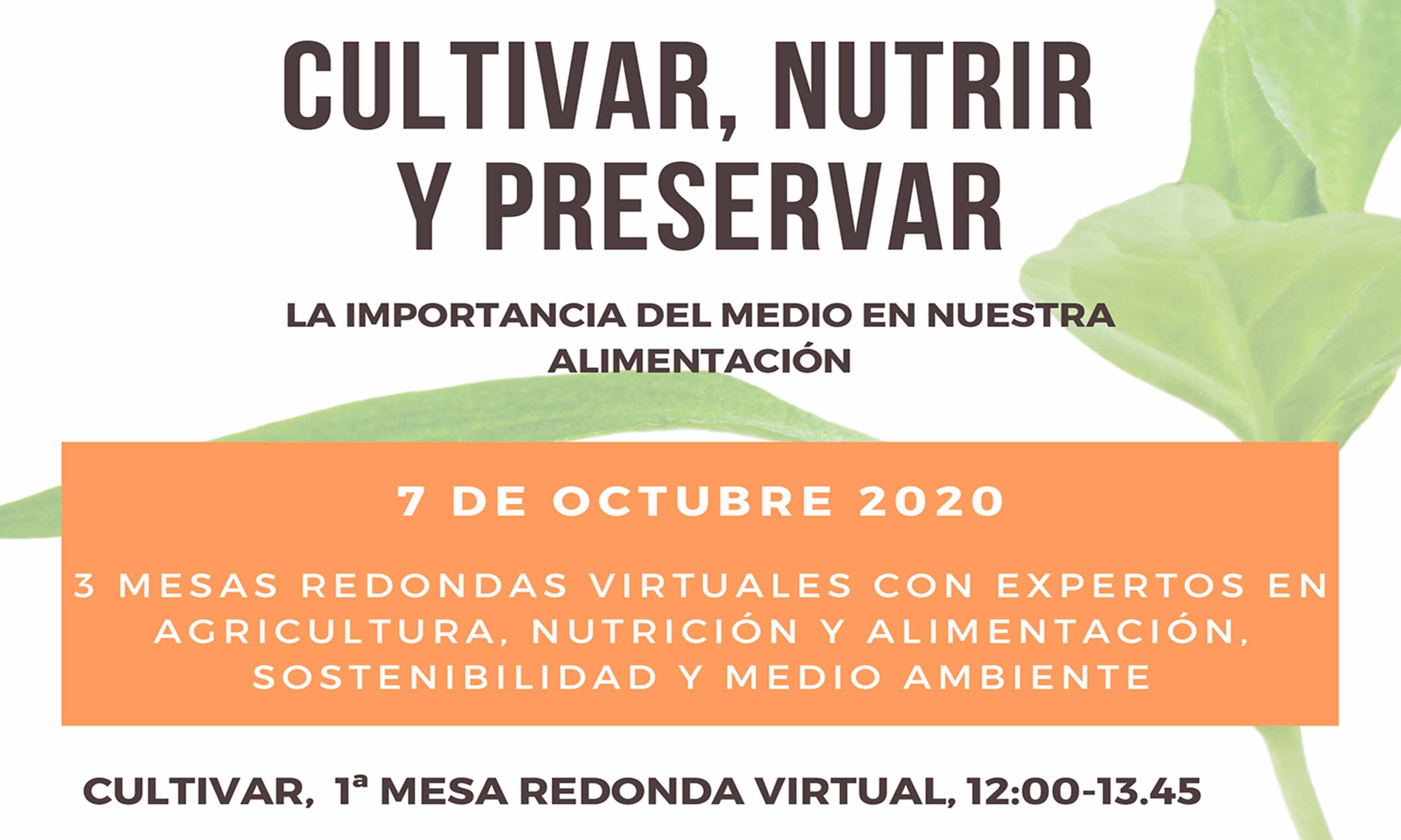 Cultivar, nutrir y preservar