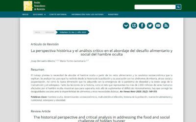 “La perspectiva històrica i l’anàlisi crítica en l’abordatge del desafiament alimentari i social de la fam oculta”