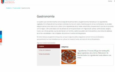 Gastronomía Granja de Rocamora
