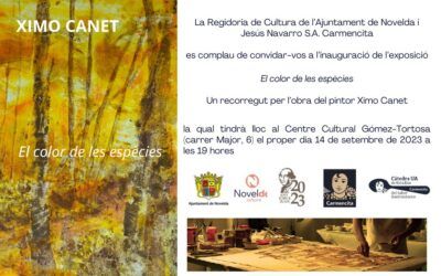 El Gómez-Tortosa acoge la exposición de pinturas ‘El color de les espècies’ enmarcada en el centenario de Carmencita