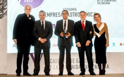 Carmencita galardonada en los Premios de la Academia de la Gastronomía Valenciana